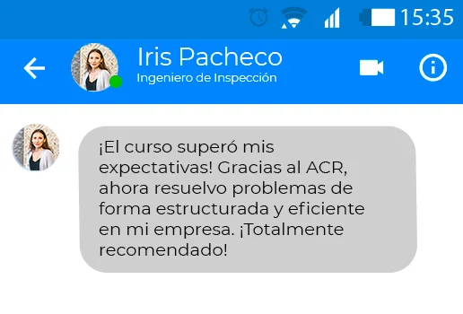 Curso Análisis Causa Raíz - Testimonio 1