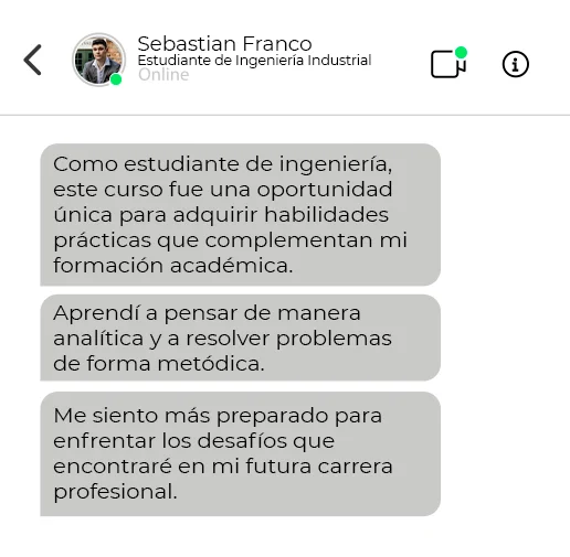 Curso Análisis Causa Raíz - Testimonio 4